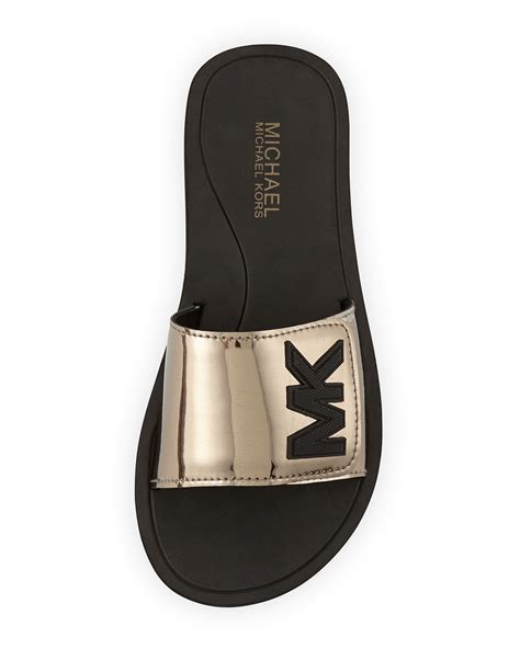 michael kors slide ons|michael kors slides wedges.